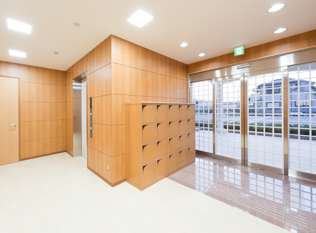 皆さんを温かく迎える玄関