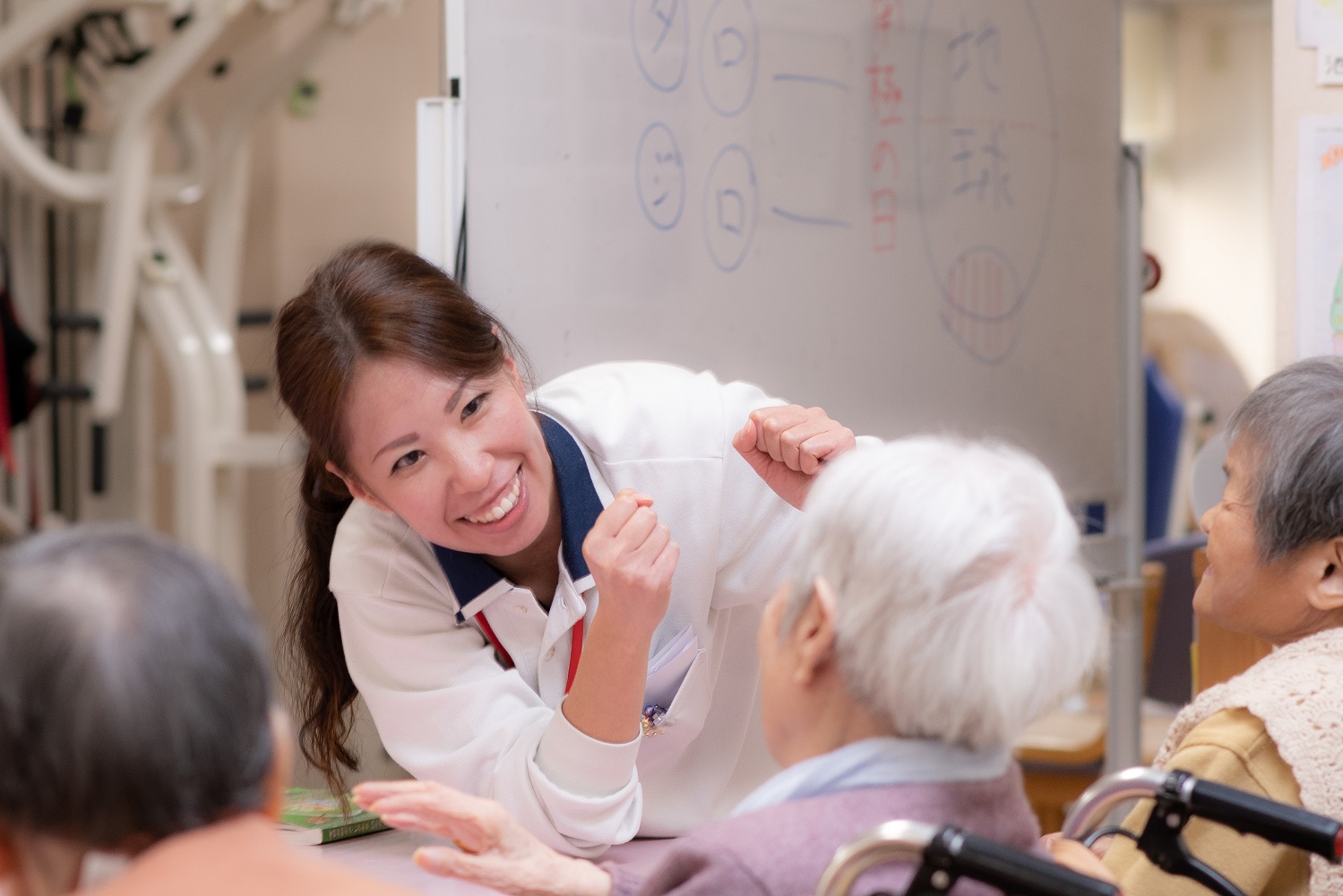 いつも笑顔で対応します。