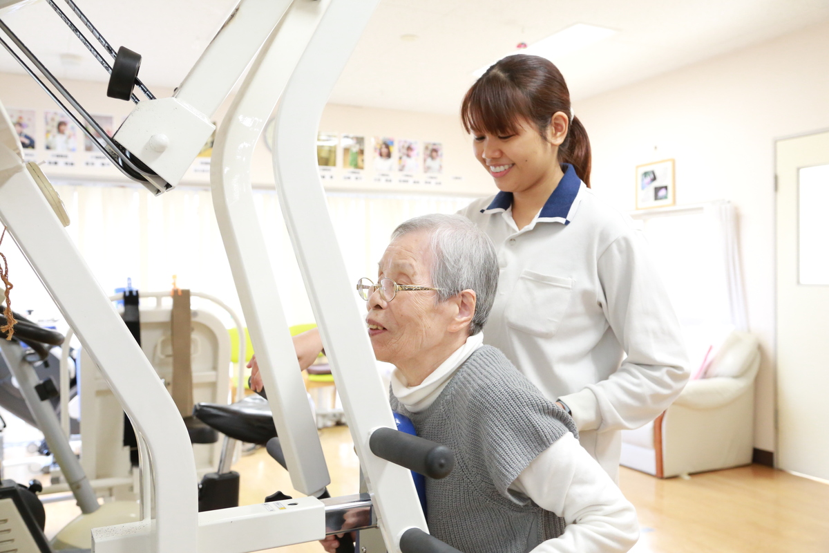 リハビリ設備も充実。