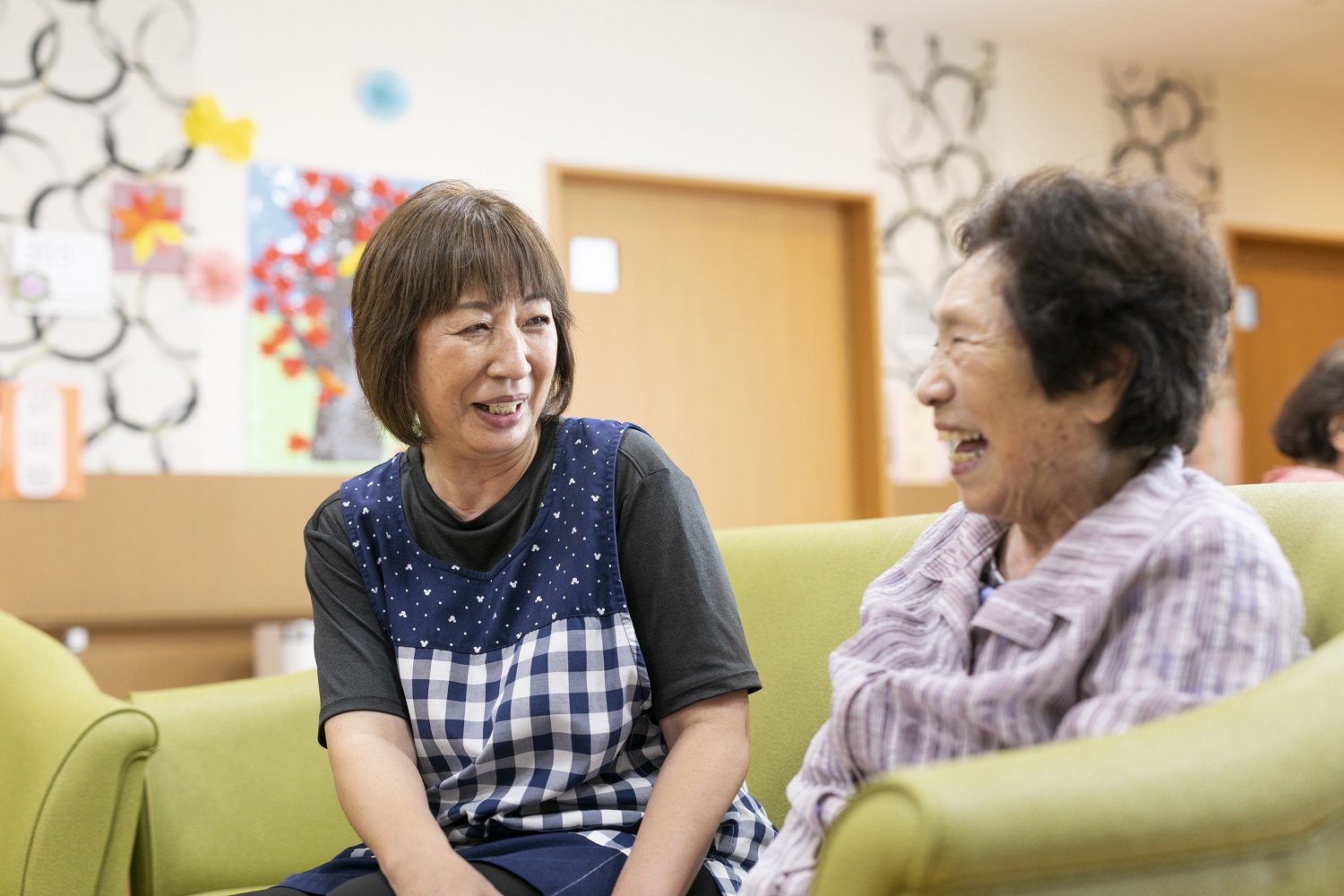 笑顔の絶えない施設です。